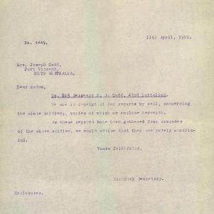 Soldier packet page