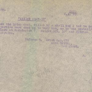 Soldier packet page