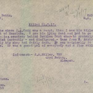Soldier packet page