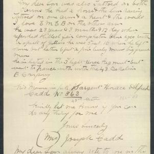 Soldier packet page