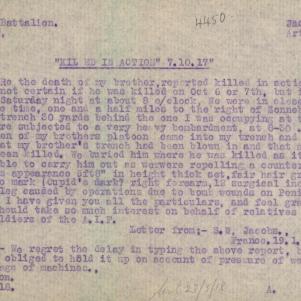 Soldier packet page