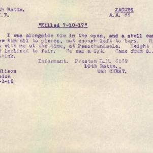 Soldier packet page