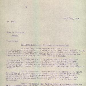 Soldier packet page