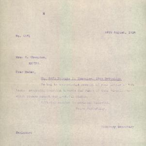 Soldier packet page