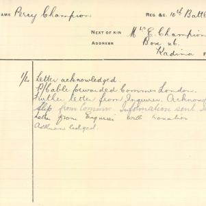Soldier packet page