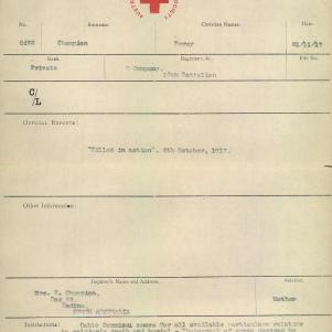 Soldier packet page