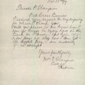 Soldier packet page