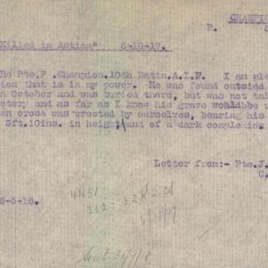 Soldier packet page