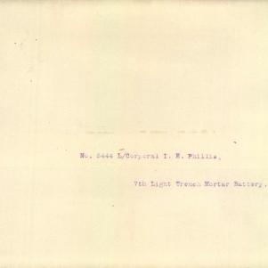 Soldier packet page