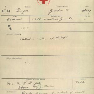 Soldier packet page