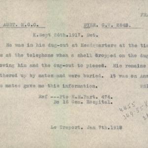 Soldier packet page