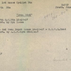 Soldier packet page
