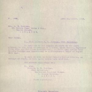 Soldier packet page