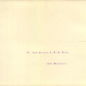 Soldier packet page