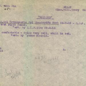 Soldier packet page