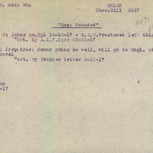 Soldier packet page