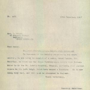 Soldier packet page
