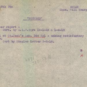 Soldier packet page