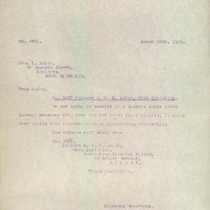 Soldier packet page