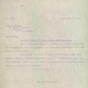Soldier packet page