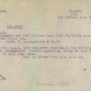 Soldier packet page