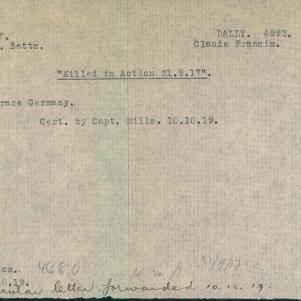 Soldier packet page