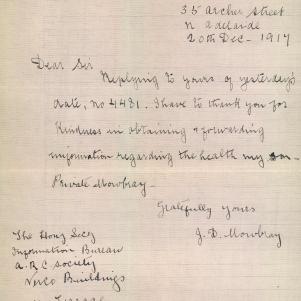 Soldier packet page