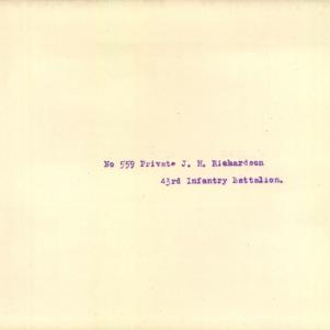 Soldier packet page