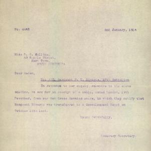Soldier packet page