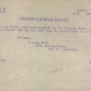 Soldier packet page