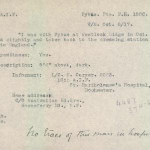 Soldier packet page