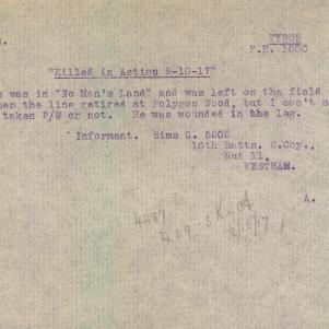Soldier packet page
