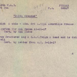 Soldier packet page