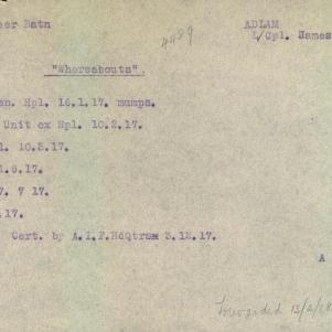 Soldier packet page