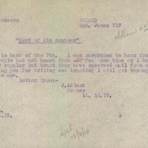 Soldier packet page