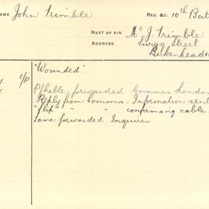 Soldier packet page