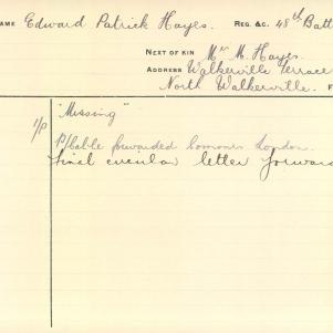 Soldier packet page