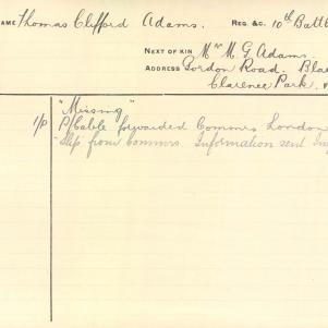 Soldier packet page