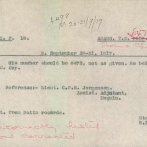 Soldier packet page
