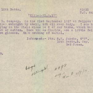 Soldier packet page