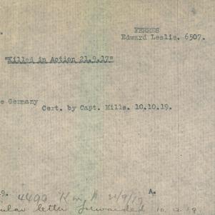 Soldier packet page