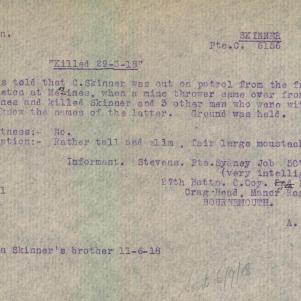 Soldier packet page