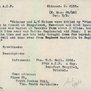 Soldier packet page
