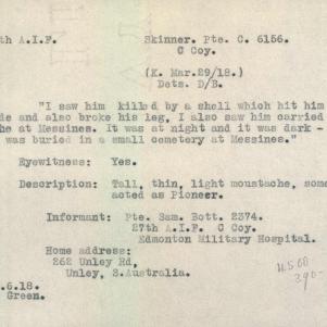 Soldier packet page