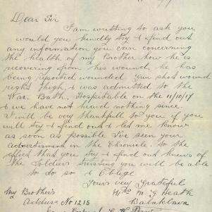 Soldier packet page