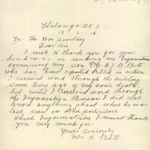 Soldier packet page