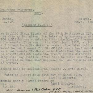 Soldier packet page