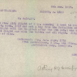 Soldier packet page