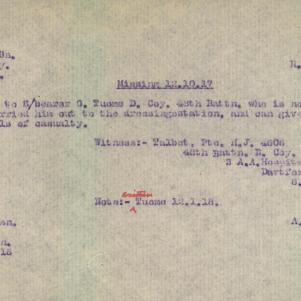 Soldier packet page