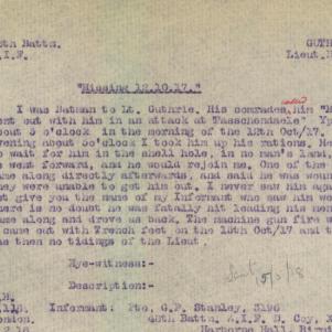 Soldier packet page